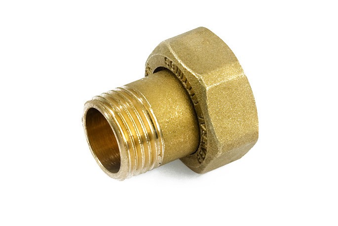 Rohrverschraubung flachdichtend AG / IG