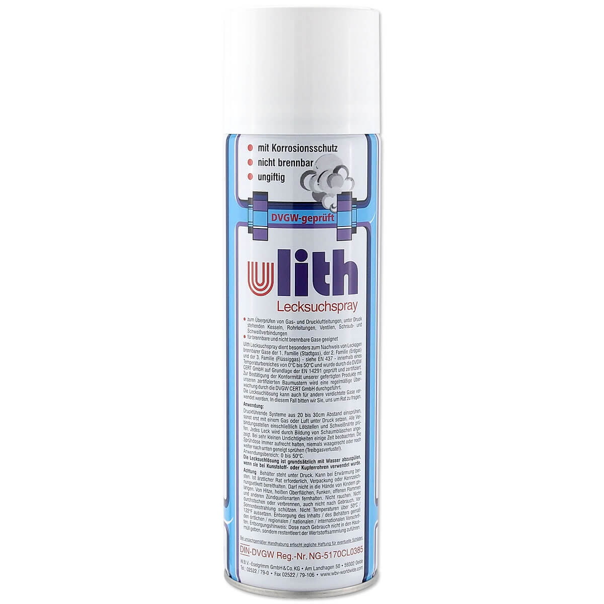 ULITH Lecksuchspray DIN-DVGW geprüft  400 ml